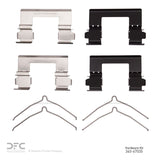 Dynamic Friction 2005-2024 Infiniti QX56 Front Premium Hardware Kit by Dynamic Friction Company 340-67035