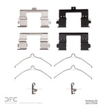 Dynamic Friction 2007-2025 Acura MDX Front Premium Hardware Kit by Dynamic Friction Company 340-67038