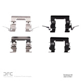 Dynamic Friction 1999-2019 Infiniti I30 Front Premium Hardware Kit by Dynamic Friction Company 340-67041