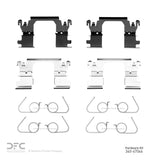 Dynamic Friction 2014-2025 Chevrolet Colorado Front Premium Hardware Kit by Dynamic Friction Company 340-67046