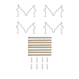Dynamic Friction 1989-2003 Bentley AZURE Front Premium Hardware Kit by Dynamic Friction Company 340-69000