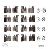 Dynamic Friction 2012-2020 Freightliner FL360 (Mexico) Front/Rear Premium Hardware Kit by Dynamic Friction Company 340-72015