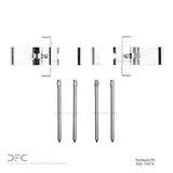 Dynamic Friction 2006-2019 Audi TT Quattro RS Rear/Front Premium Hardware Kit by Dynamic Friction Company 340-74016