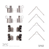 Dynamic Friction 1990-2000 Lexus SC400 Rear Premium Hardware Kit by Dynamic Friction Company 340-75000