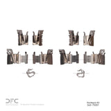 Dynamic Friction 2006-2015 Lexus IS250 Front Premium Hardware Kit by Dynamic Friction Company 340-75001