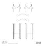 Dynamic Friction 2006-2013 Lexus IS250 Rear Premium Hardware Kit by Dynamic Friction Company 340-75010
