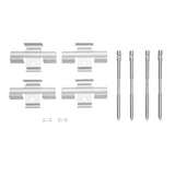 Dynamic Friction 2010-2025 Lexus LS460 Front Premium Hardware Kit by Dynamic Friction Company 340-75015