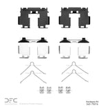 Dynamic Friction 2006-2018 Lexus HS250H Rear Premium Hardware Kit by Dynamic Friction Company 340-75016