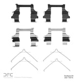 Dynamic Friction 1988-1989 Toyota Celica Front Premium Hardware Kit by Dynamic Friction Company 340-76016