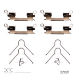 Dynamic Friction 1991-1991 Toyota MR2 Front Premium Hardware Kit by Dynamic Friction Company 340-76017
