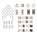 Dynamic Friction 1979-1981 Toyota Celica Rear Premium Hardware Kit by Dynamic Friction Company 340-76021