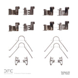 Dynamic Friction 1987-1993 Lexus ES250 Front Premium Hardware Kit by Dynamic Friction Company 340-76022