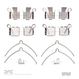 Dynamic Friction 1990-1998 Lexus SC300 Front Premium Hardware Kit by Dynamic Friction Company 340-76029