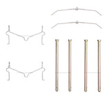 Dynamic Friction 1993-2002 Mazda RX-7 Front Premium Hardware Kit by Dynamic Friction Company 340-76039