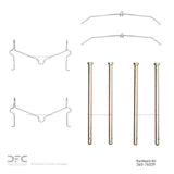 Dynamic Friction 1993-2002 Mazda RX-7 Front Premium Hardware Kit by Dynamic Friction Company 340-76039