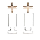 Dynamic Friction 1993-1998 Toyota Supra Front Premium Hardware Kit by Dynamic Friction Company 340-76055