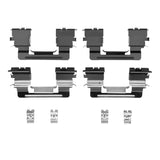 Dynamic Friction 2005-2015 Toyota Tacoma Front Premium Hardware Kit by Dynamic Friction Company 340-76061