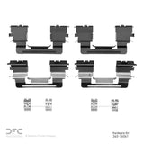 Dynamic Friction 2005-2015 Toyota Tacoma Front Premium Hardware Kit by Dynamic Friction Company 340-76061