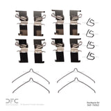Dynamic Friction 2007-2018 Lexus ES300h Front Premium Hardware Kit by Dynamic Friction Company 340-76062