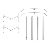 Dynamic Friction 2007-2022 Lexus LX570 Front Premium Hardware Kit by Dynamic Friction Company 340-76066