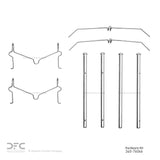 Dynamic Friction 2007-2022 Lexus LX570 Front Premium Hardware Kit by Dynamic Friction Company 340-76066