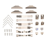 Dynamic Friction 1976-1983 Dodge Colt Front Premium Hardware Kit by Dynamic Friction Company 340-76076
