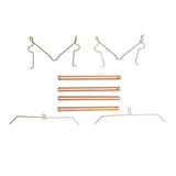 Dynamic Friction 1979-1985 Toyota 4Runner Front Premium Hardware Kit by Dynamic Friction Company 340-76080