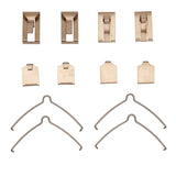 Dynamic Friction 1982-1984 Mazda B2200 Front Premium Hardware Kit by Dynamic Friction Company 340-80002