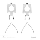 Dynamic Friction 1986-1987 Mazda 626 Rear Premium Hardware Kit by Dynamic Friction Company 340-80008