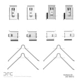 Dynamic Friction 1978-2005 Dodge Challenger Front/Rear Premium Hardware Kit by Dynamic Friction Company 340-80012