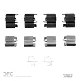 Dynamic Friction 1999-2001 Mazda Protege Front Premium Hardware Kit by Dynamic Friction Company 340-80025