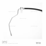 Dynamic Friction 2013-2023 Land Rover Range Rover Rear Left up/Rear Left Brake Hose by Dynamic Friction Company 350-11034
