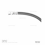 Dynamic Friction 2003-2006 Kia Sorento Rear Right up Brake Hose by Dynamic Friction Company 350-21055