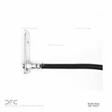Dynamic Friction 1995-2000 Chrysler Sebring Convertible Rear Left/Rear Right Brake Hose by Dynamic Friction Company 350-39037
