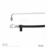 Dynamic Friction 2006-2009 Chrysler PT Cruiser Rear Right Brake Hose by Dynamic Friction Company 350-39057
