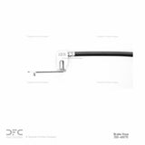 Dynamic Friction 1993-1997 Chrysler LHS Rear Left Brake Hose by Dynamic Friction Company 350-40070