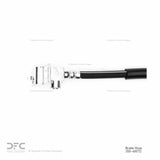 Dynamic Friction 1992-2000 Dodge Viper Rear Left Brake Hose by Dynamic Friction Company 350-40072