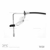 Dynamic Friction 1995-1997 Dodge Intrepid Rear Left Brake Hose by Dynamic Friction Company 350-40080