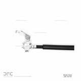Dynamic Friction 2005-2023 Chrysler 300 Rear Left Brake Hose by Dynamic Friction Company 350-40100