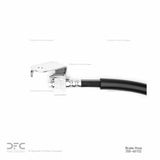 Dynamic Friction 2006-2019 Chrysler 300 Rear Left Brake Hose by Dynamic Friction Company 350-40102