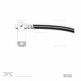 Dynamic Friction 1997-2003 Dodge Dakota RWD Rear /Rear-up Brake Hose by Dynamic Friction Company 350-40248