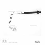 Dynamic Friction 2008-2011 Chrysler Town & Country Rear Left Brake Hose by Dynamic Friction Company 350-40295