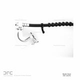 Dynamic Friction 2008-2011 Chrysler Town & Country Rear Right Brake Hose by Dynamic Friction Company 350-40296
