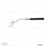 Dynamic Friction 2002-2007 Jeep Liberty Front Right Brake Hose by Dynamic Friction Company 350-42014