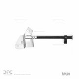 Dynamic Friction 2003-2004 Jeep Grand Cherokee Front Right Brake Hose by Dynamic Friction Company 350-42016
