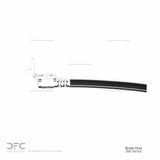 Dynamic Friction 1996-2007 Ford Taurus Rear Left Brake Hose by Dynamic Friction Company 350-54163