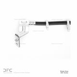 Dynamic Friction 1997-2004 Ford Expedition Front Right Brake Hose by Dynamic Friction Company 350-54346