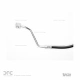 Dynamic Friction 2013-2016 Ford F-250 Super Duty 4WD Front Right/Front Right Brake Hose by Dynamic Friction Company 350-54463