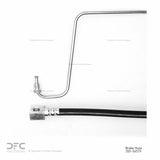 Dynamic Friction 1997-2001 Ford F-250 4WD (Excl Super Duty) Rear Left lo Brake Hose by Dynamic Friction Company 350-54579