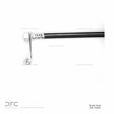 Dynamic Friction 1999-2005 Ford Excursion Rear Right lo Brake Hose by Dynamic Friction Company 350-54586